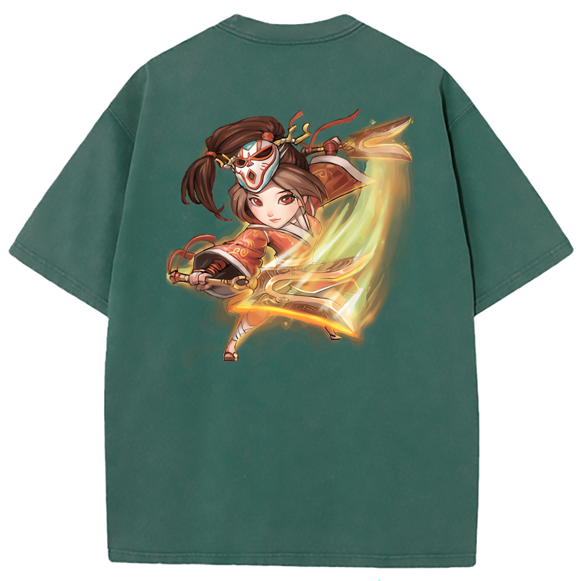 （画像用） リーグ・オブ・レジェンド League of Legends LOL 綿100% ヴィンテージ風 半袖Tシャツ（背面プリント）